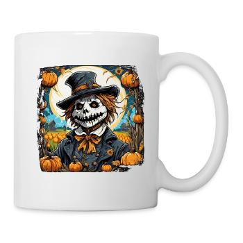 Vogelscheuche / Erntehelfer / Maisfeld / Feld - Tasse - Weiß - Rechts