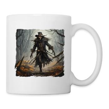 Vogelscheuche / Erntehelfer / Maisfeld / Feld - Tasse - Weiß - Rechts