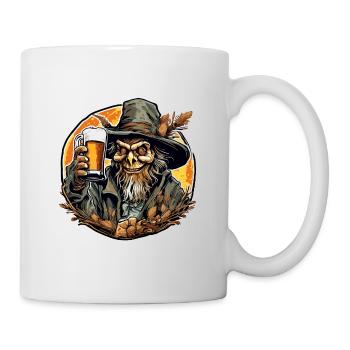 Vogelscheuche / Erntehelfer / Maisfeld / Feld - Tasse - Weiß - Rechts
