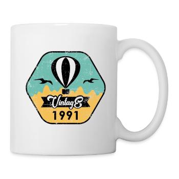 Millésime 1991 - Mug blanc - blanc - Droite