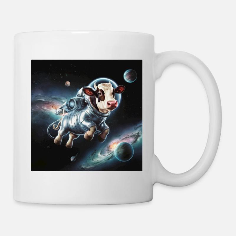 Space Cow 2 - Tasse - Weiß