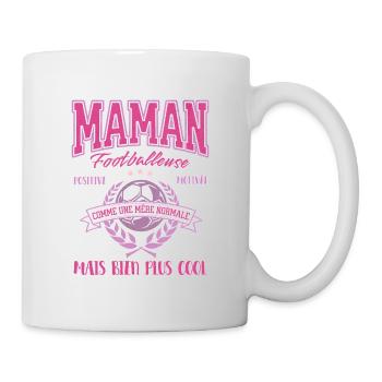 maman footballeuse " comme une mère normale ... - Mug blanc - blanc - Droite