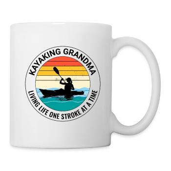 kayak Gradma Kayak Canoë Kayak Drôle - Mug blanc - blanc - Droite
