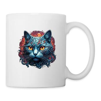 Cool Cat / Funny / Animal / Pet / Crazy - Mug - white - Right
