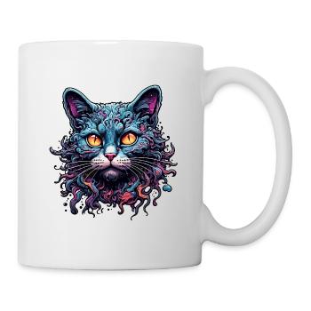 Cool Cat / Funny / Animal / Pet / Crazy - Mug - white - Right