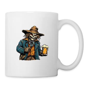 Vogelscheuche / Erntehelfer / Maisfeld / Feld - Tasse - Weiß - Rechts