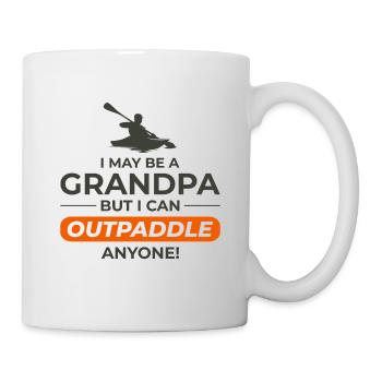 kayaking Gradpa Kayak Canoe Kayaker Funny - Mug - white - Right
