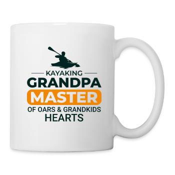 kayak Gradpa Kayak Canoë Kayak Drôle - Mug blanc - blanc - Droite