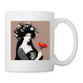 Elysia, peinture numérique - Mug blanc - blanc - Droite