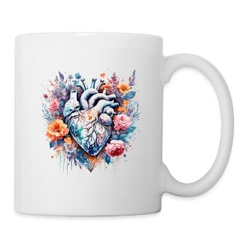 Herz / Muttertag / Liebe / Feiertage / Love - Tasse - Weiß - Rechts