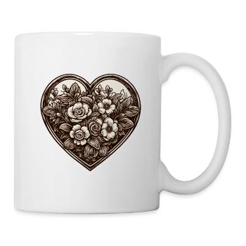 Heart / Mother's Day / Love / Holidays / Love - Mug - white - Right