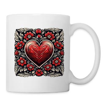 Heart / Mother's Day / Love / Holidays / Love - Mug - white - Right