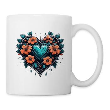 Heart / Mother's Day / Love / Holidays / Love - Mug - white - Right