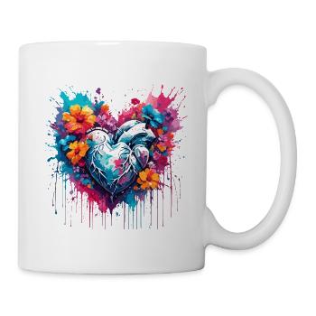 Heart / Mother's Day / Love / Holidays / Love - Mug - white - Right