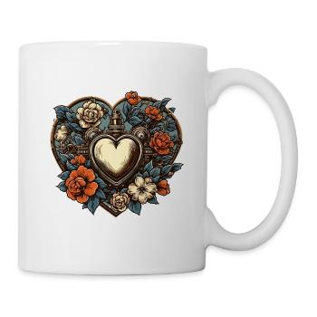 Heart / Mother's Day / Love / Holidays / Love - Mug - white - Right
