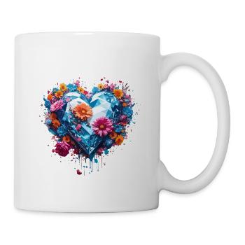 Heart / Mother's Day / Love / Holidays / Love - Mug - white - Right