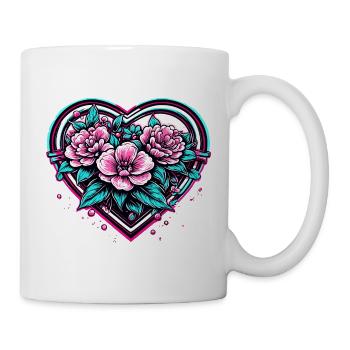 Heart / Mother's Day / Love / Holidays / Love - Mug - white - Right