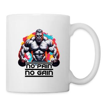 Bodybuilder / Sports / Fitness / Gym / Muscles - Mug blanc - blanc - Droite