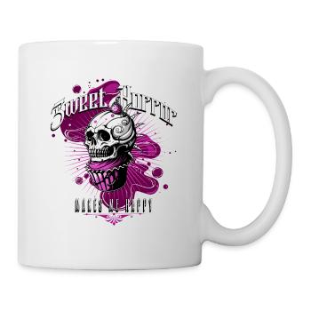 Sweet Horror Skull // Totenkopf Muffin FS0216 - Mug - white - Right