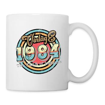 Millésime 1984 - Mug blanc - blanc - Droite