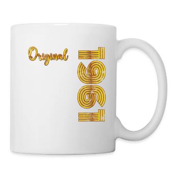 Millésime 1961 - Mug blanc - blanc - Droite