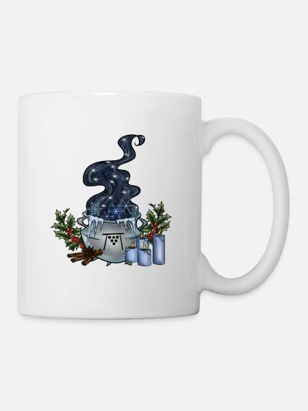 Chaudron de Noël - Mug blanc - blanc