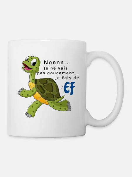 Tortue - Mug blanc - blanc
