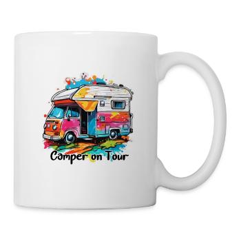 Camper / Motorhome / camping / Roadtrip / Travel - Mug - white - Right