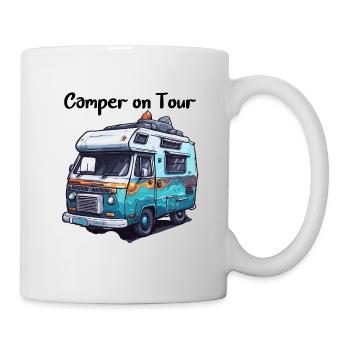 Camper / Wohnmobil / camping / Roadtrip / Travel - Tasse - Weiß - Rechts