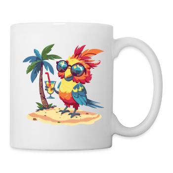 Papagai Summer Beach Vacation - Mug - white - Right