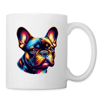 Bouledogue français - Mug blanc - blanc - Droite