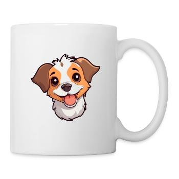Cirnechi Dell Ätna Hunderasse Aquarell Karikatur Ka - Tasse - Weiß - Rechts