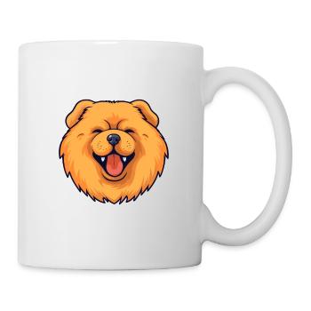 Chow Chow Hund Rasse Aquarell Cartoon Kawaii Clip - Tasse - Weiß - Rechts