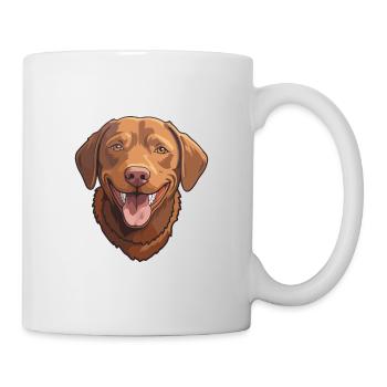Chesapeake Bay Retriever Hunderasse Aquarellwagen - Tasse - Weiß - Rechts