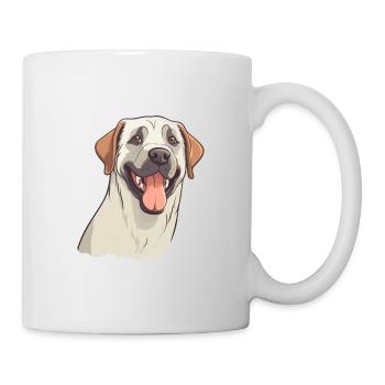 Anatolian Shepherd Dog Breed Watercolor Cartoon Ka - Mug - white - Right