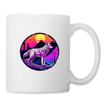 Wolf / Pack / Forest / Wild / Wildlife / Howl - Mug - white - Right