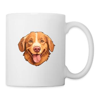 Nova Scotia Duck Tolling Retriever Dog Breed Water - Mug - white - Right