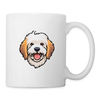 Havaneser Hund Rasse Aquarell Karikatur Kawaii Clipa - Tasse - Weiß - Rechts