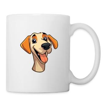 Sloughi Hunderasse Aquarell Karikatur Kawaii Clipar - Tasse - Weiß - Rechts