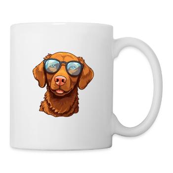 Chesapeake Bay Retriever Hunderasse Aquarellwagen - Tasse - Weiß - Rechts
