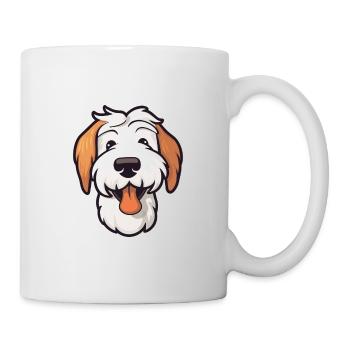 Sealyham Terrier Dog Breed Watercolor Cartoon Kawa - Mug - white - Right