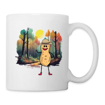 Forest, Nature, Trees, Peanut, Nature Lover - Mug - white - Right