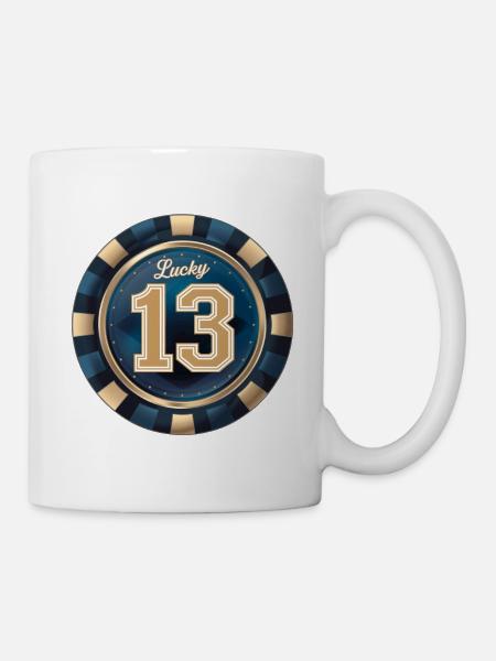 Lucky 13 - Mug - white