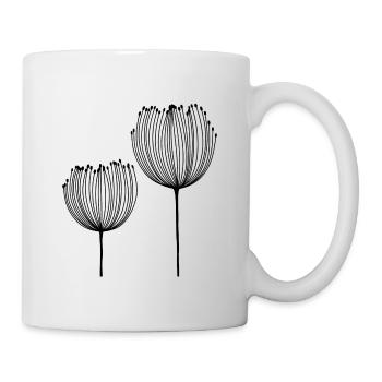 Floral Duo - Tasse - Weiß - Rechts