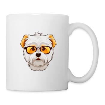 West Highland White Terrier Hunderasse Aquarell C - Tasse - Weiß - Rechts