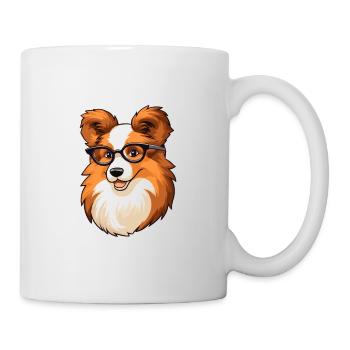 Shetland Schäferhund Hund Rasse Aquarell Karikatur Kaw - Tasse - Weiß - Rechts