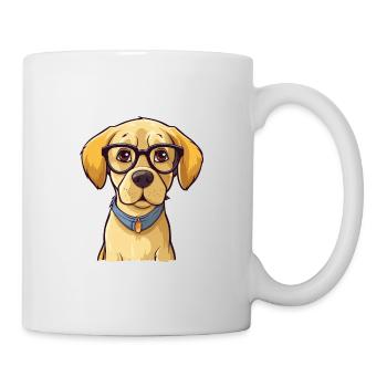 Labrador Retriever Hunderasse Aquarell Karikatur Ka - Tasse - Weiß - Rechts