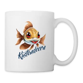 Küstendeern lustiger Fisch - Tasse - Weiß - Rechts