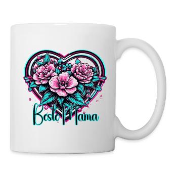 Coeur / Fête des Mères / Amour / Vacances / Amour - Mug blanc - blanc - Droite
