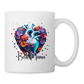 Heart / Mother's Day / Love / Holidays / Love - Mug - white - Right